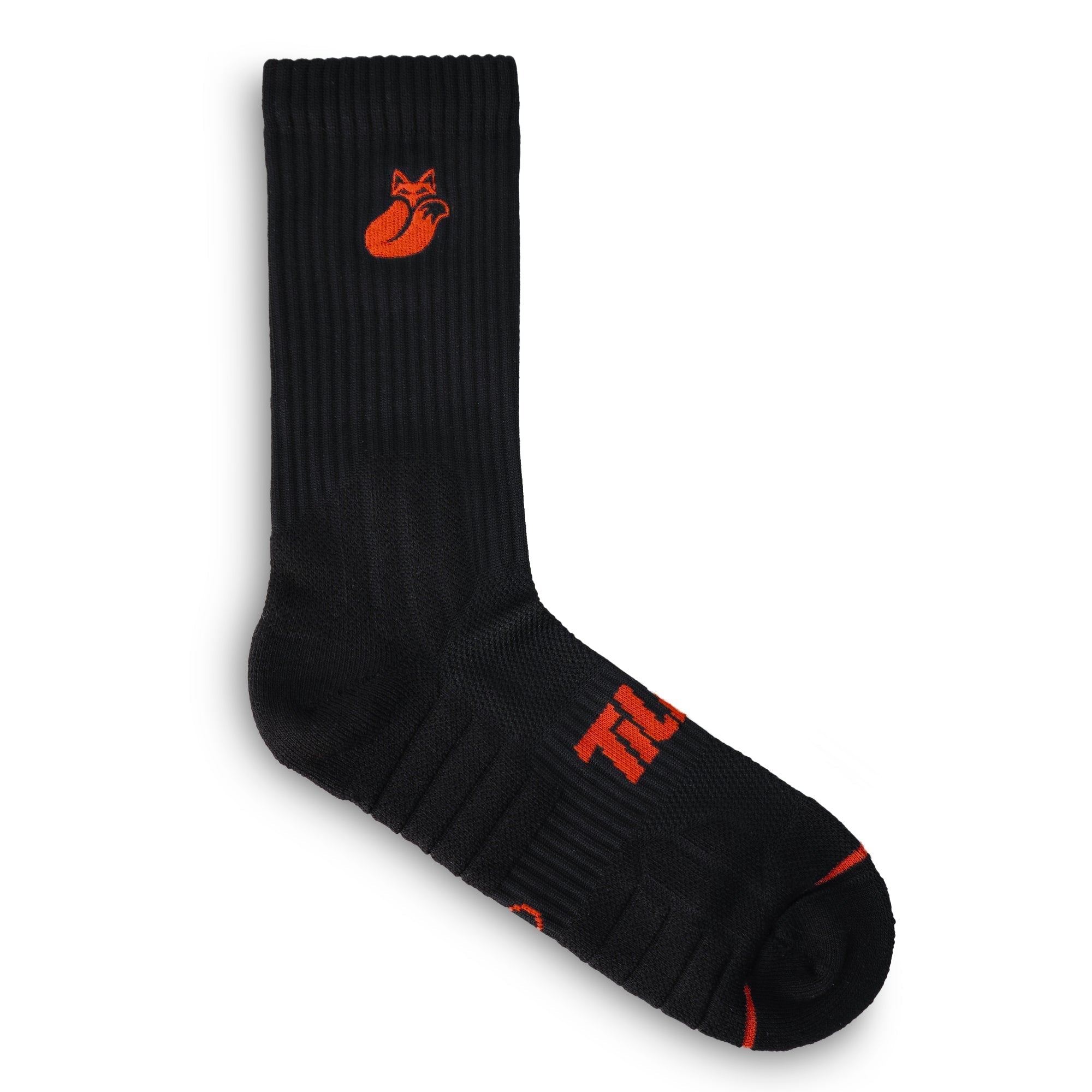 Calcetin Crew negro colores D4 Tilki Lehinde - Sur SportsVestuario