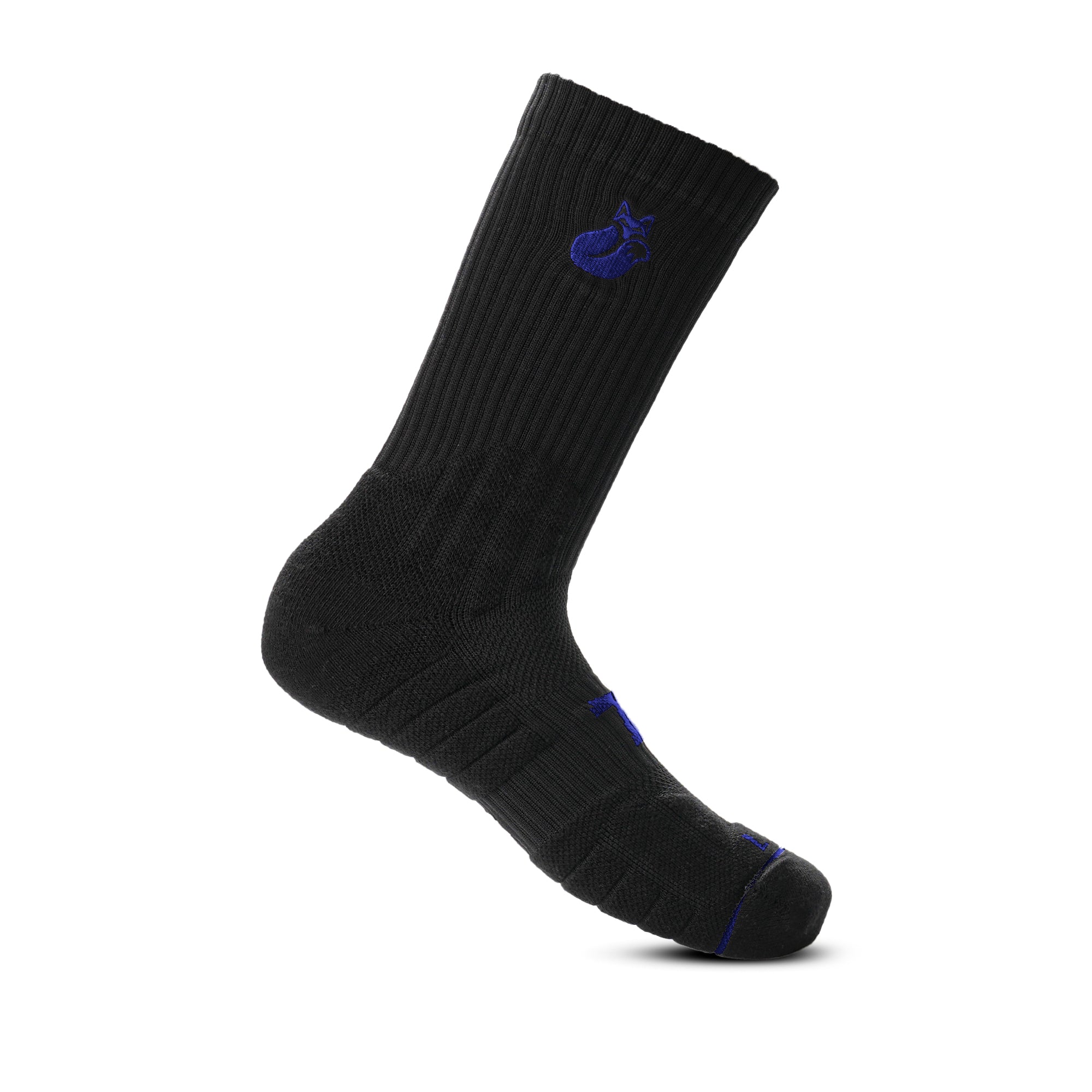 Calcetin Crew negro colores D4 Tilki Lehinde - Sur SportsVestuario