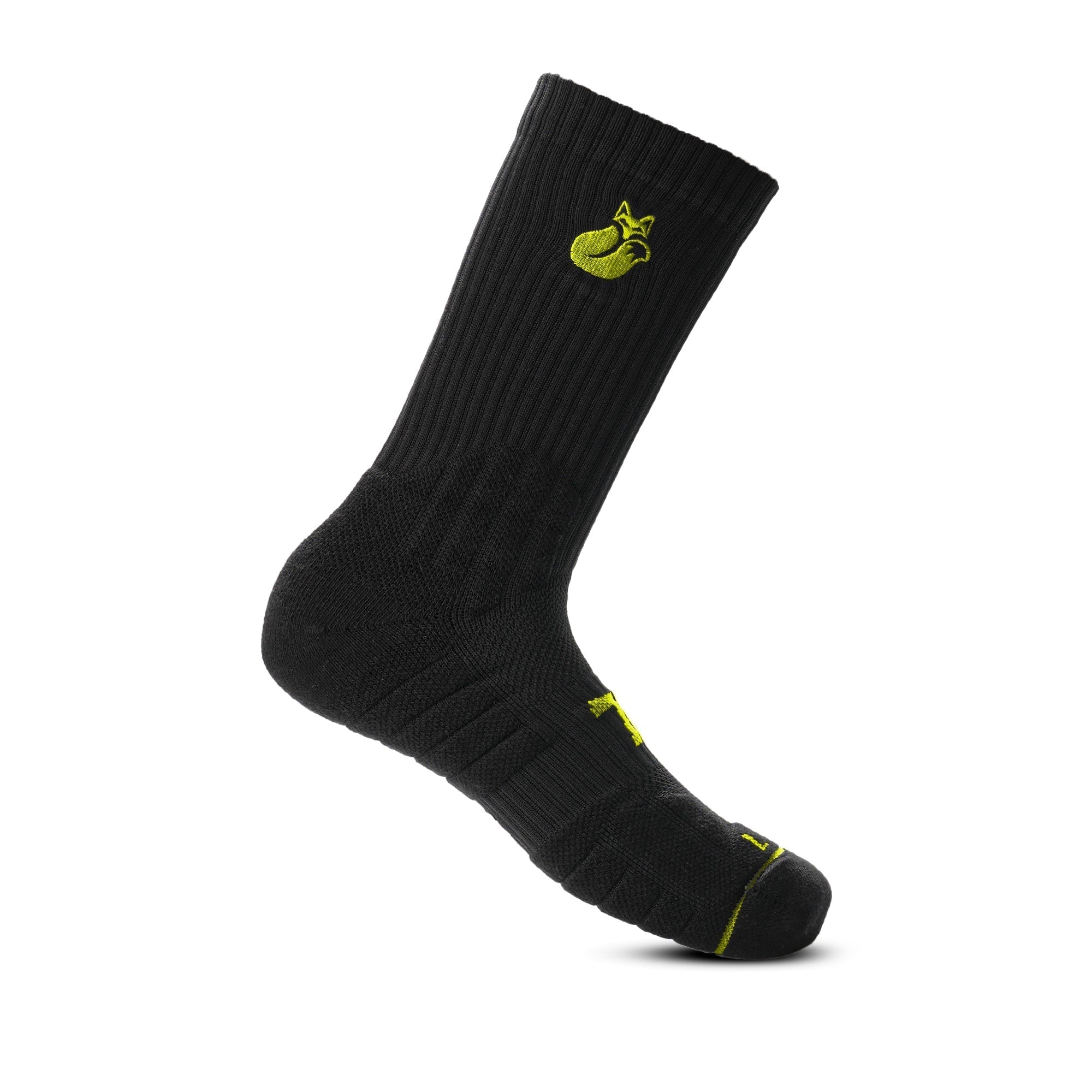 Calcetin Crew negro colores D4 Tilki Lehinde - Sur SportsVestuario