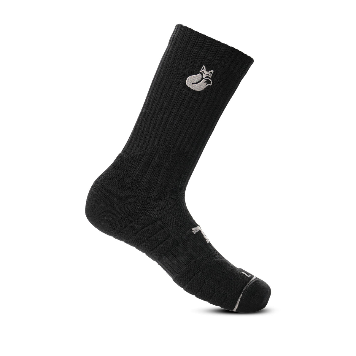 Calcetin Crew Negro D3 Tilki Lehinde - Gris