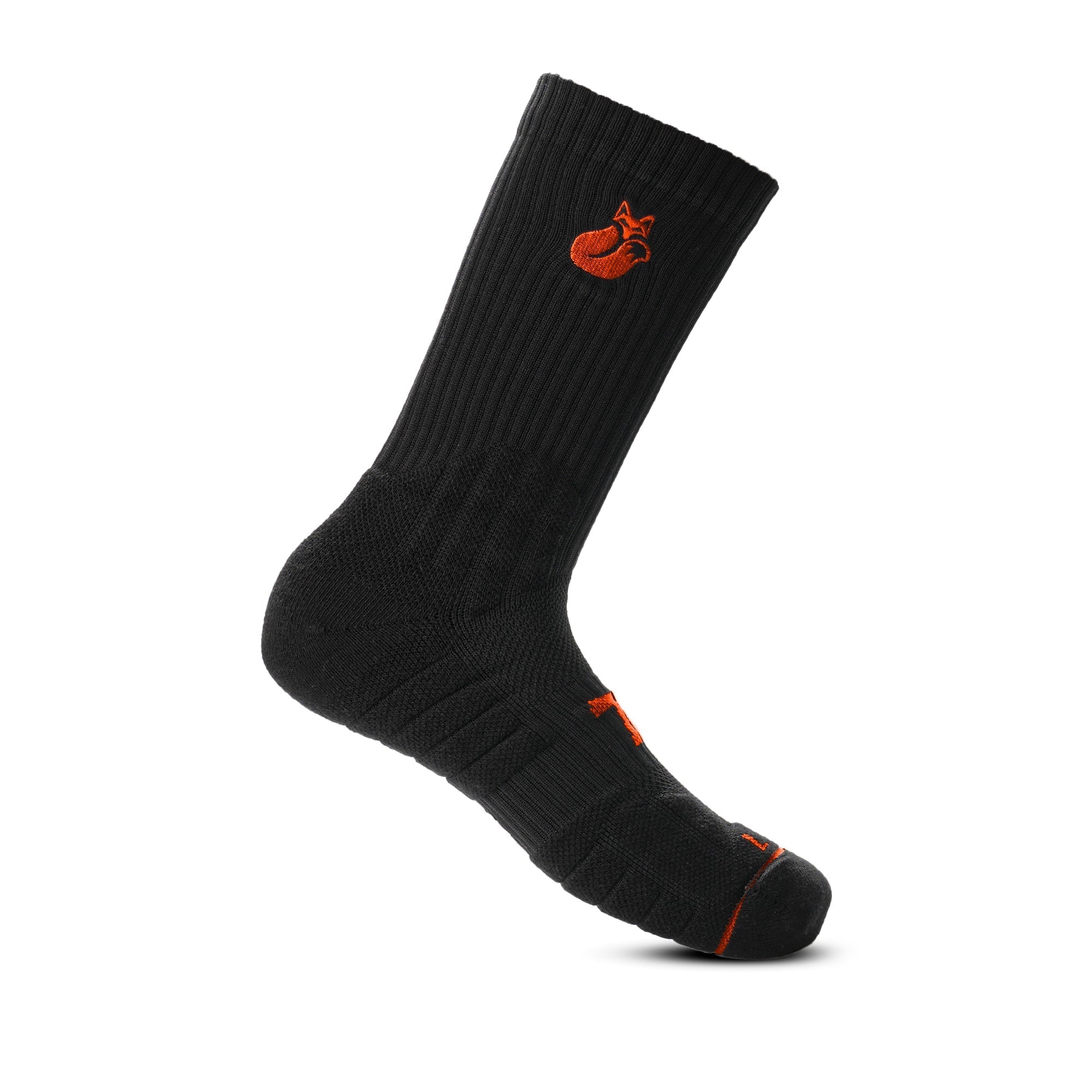 Calcetin Crew negro colores D4 Tilki Lehinde - Sur SportsVestuario