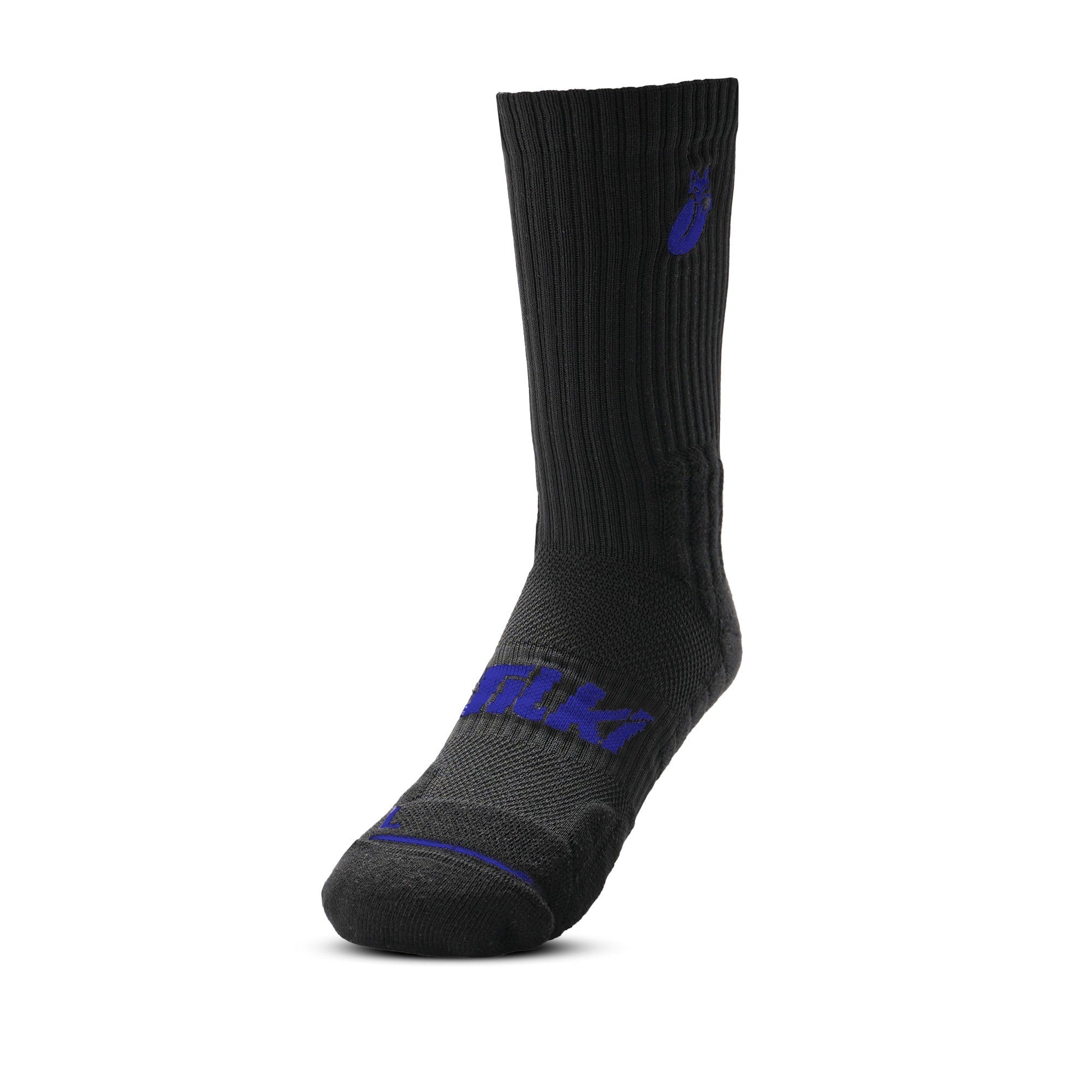 Calcetin Crew negro colores D4 Tilki Lehinde - Sur SportsVestuario