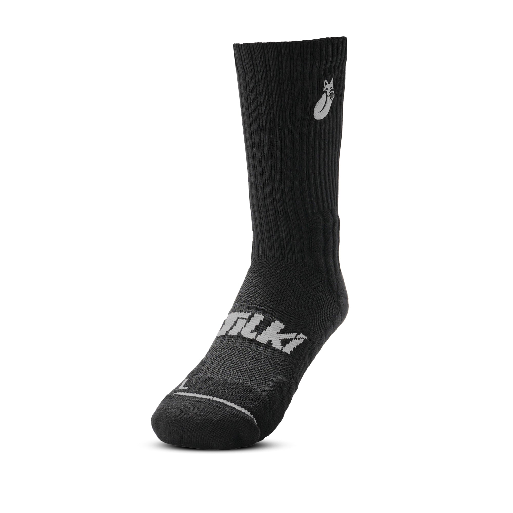 Calcetin Crew negro colores D4 Tilki Lehinde - Sur SportsVestuario