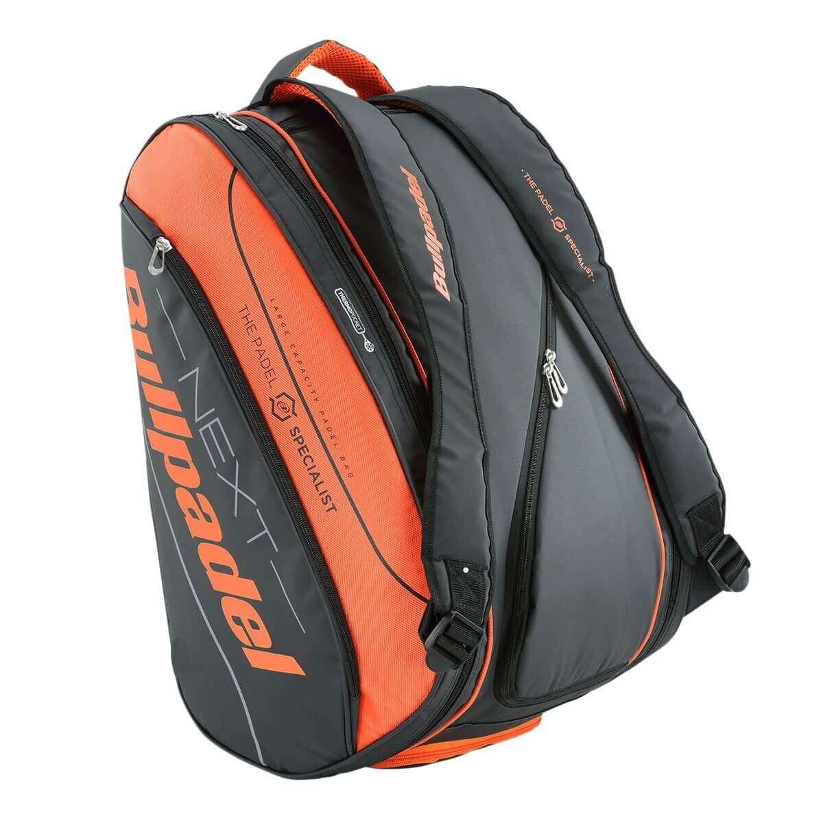 Bolso Paletero Bullpadel Next Negro Naranjo BPP 22005 - Sur Sports