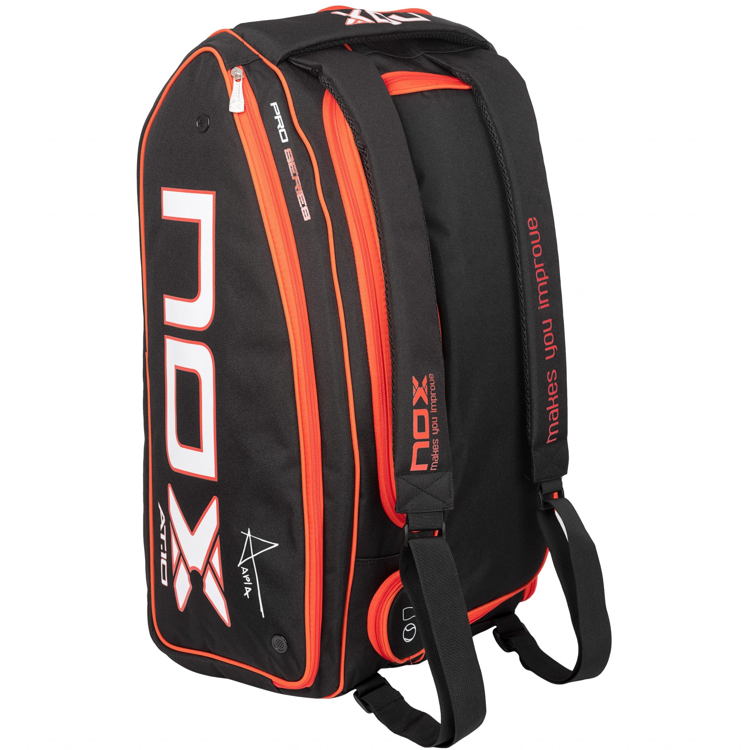 Bolso Paletero Nox AT10 XXL Competition NegroRojo X9 - Sur Sports