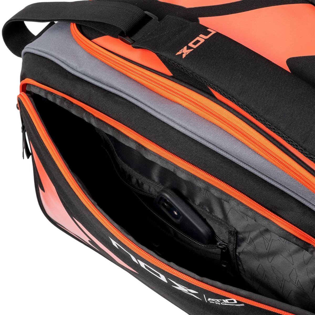 Bolso Paletero Nox AT10 Competition XL Compacto Negro Rojo - Sur Sports