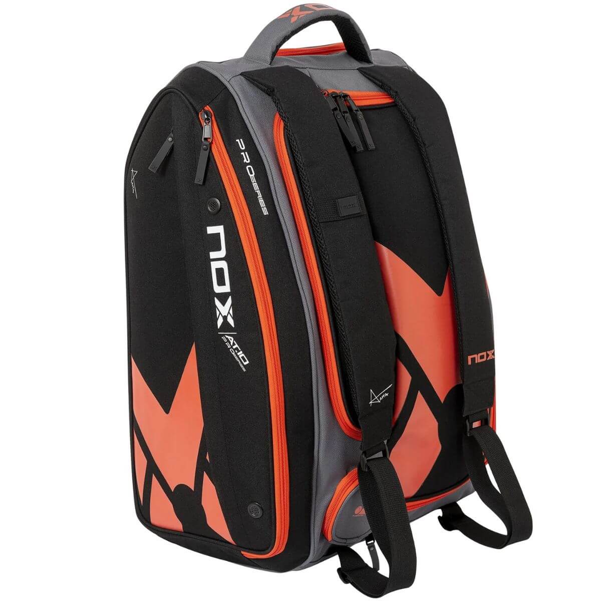 Bolso Paletero Nox AT10 Competition XL Compacto Negro Rojo - Sur Sports