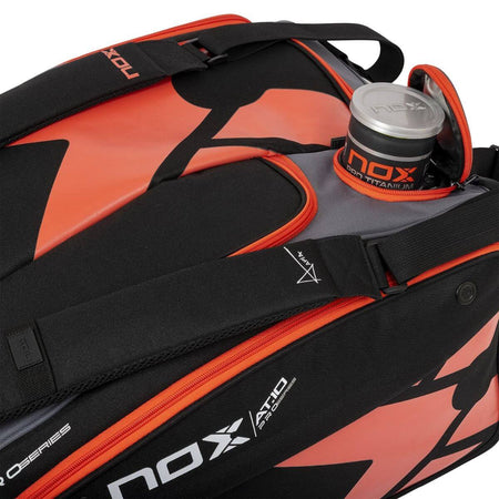 Bolso Paletero Nox AT10 Competition XL Compacto Negro Rojo - Sur Sports
