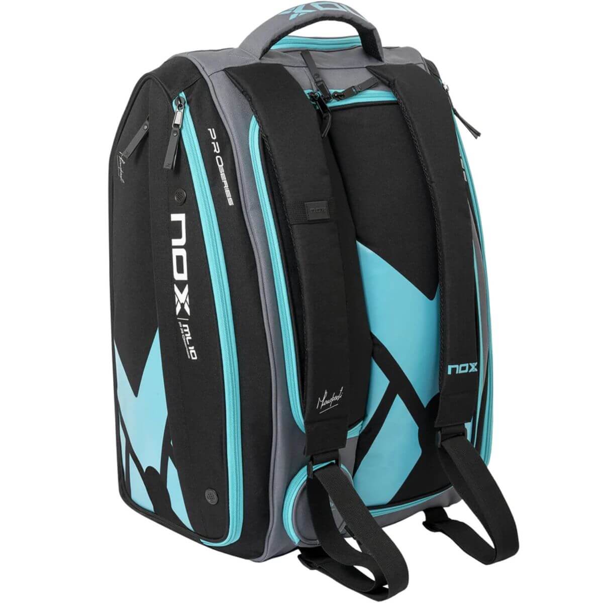 Bolso Paletero Nox ML10 Competition XL Compacto Negro Celeste - Sur Sports
