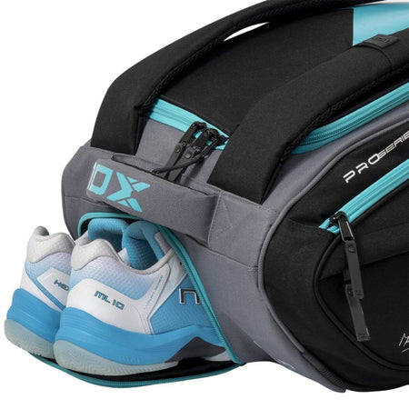 Bolso Paletero Nox ML10 Competition XL Compacto Negro Celeste - Sur Sports