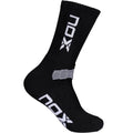Calcetín Nox Negro Logo Vertical Blanco Talla 39-45
