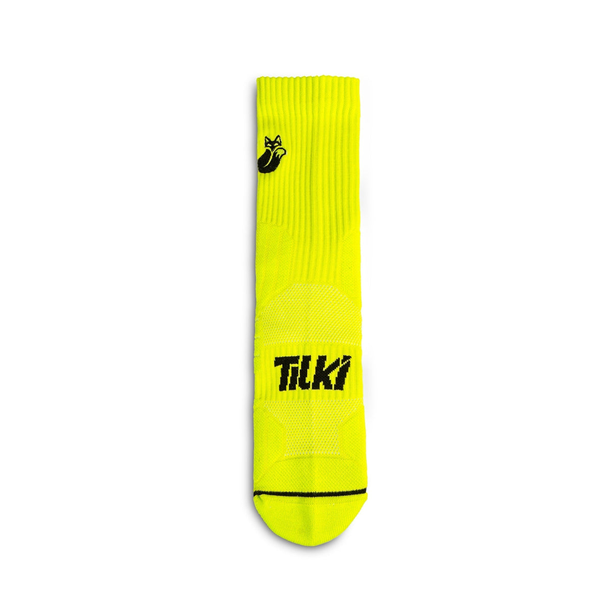 Calcetín Crew D1 Tilki Lehinde - amarillo-fluor