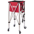 Canasto Nox Plegable con Ruedas Rojo