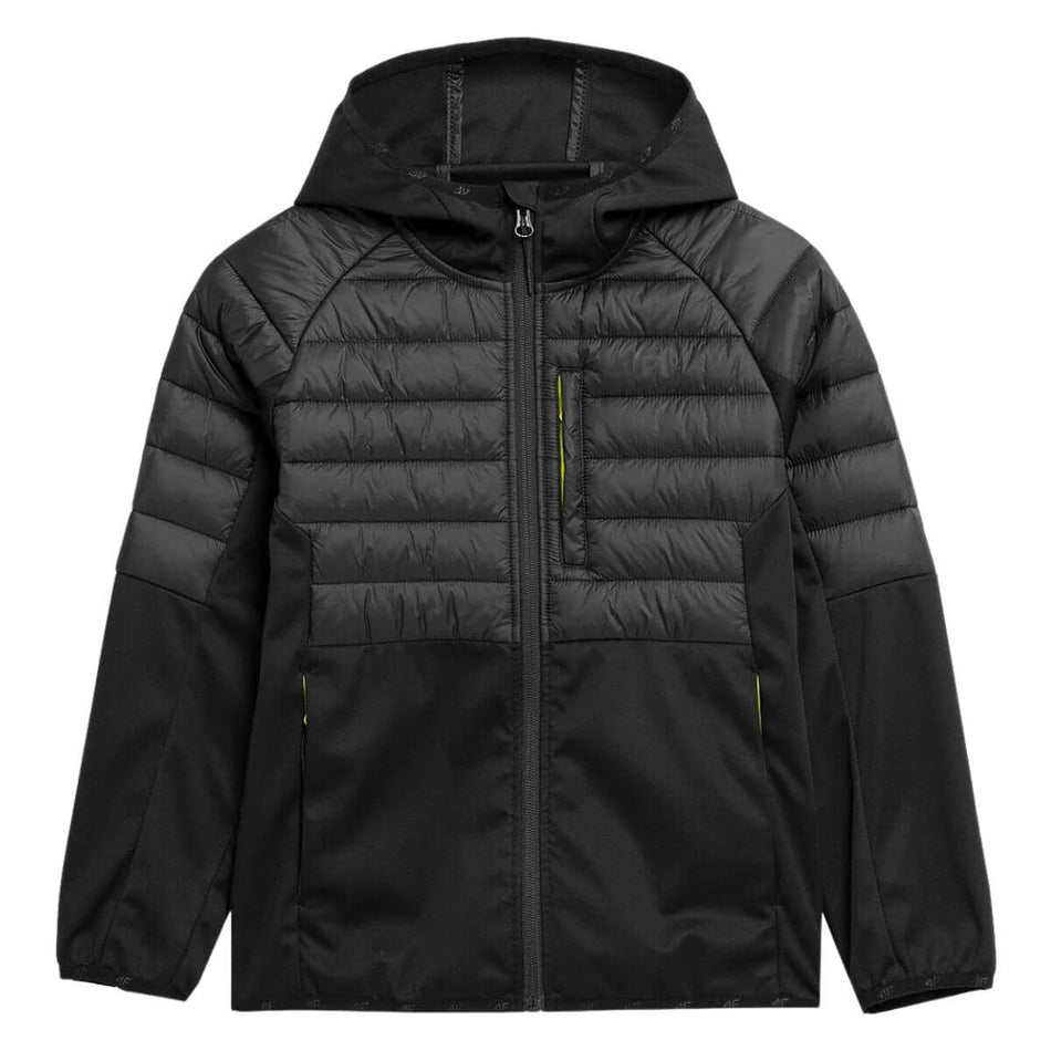 Chaqueta Softshell 4F Niño Negro - Sur Sports