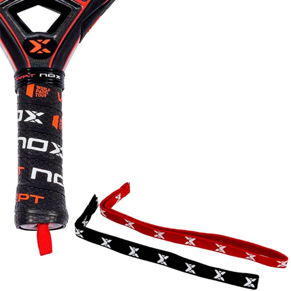 Cordón Nox SmartStrap Luxury Negro Rojo - Sur Sports