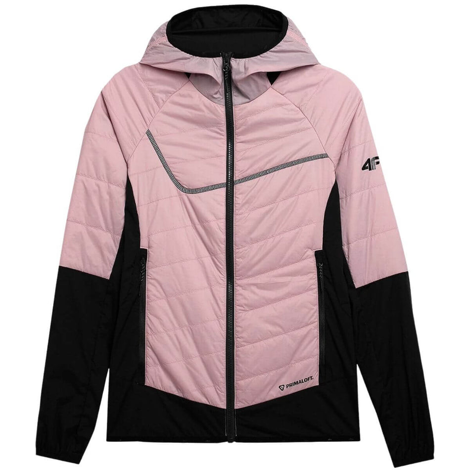 Chaqueta Trekking 4F Mujer Rosado Negro