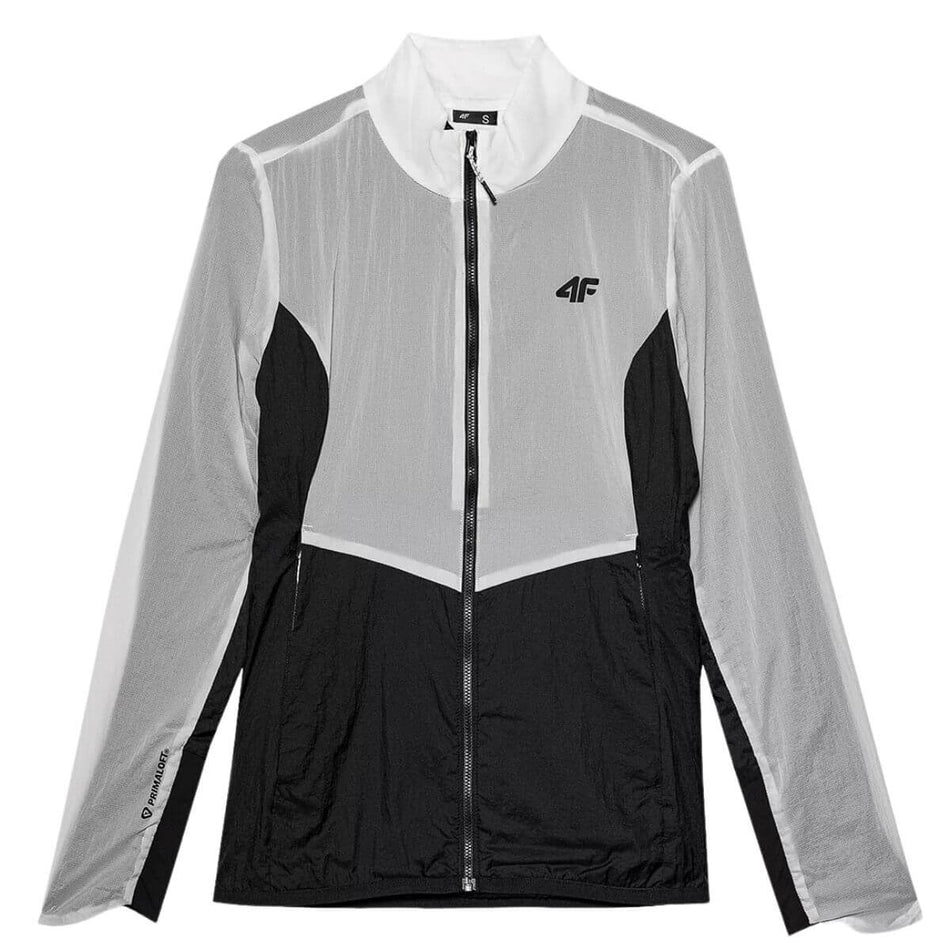 Chaqueta Trekking 4F Mujer Negra Gris