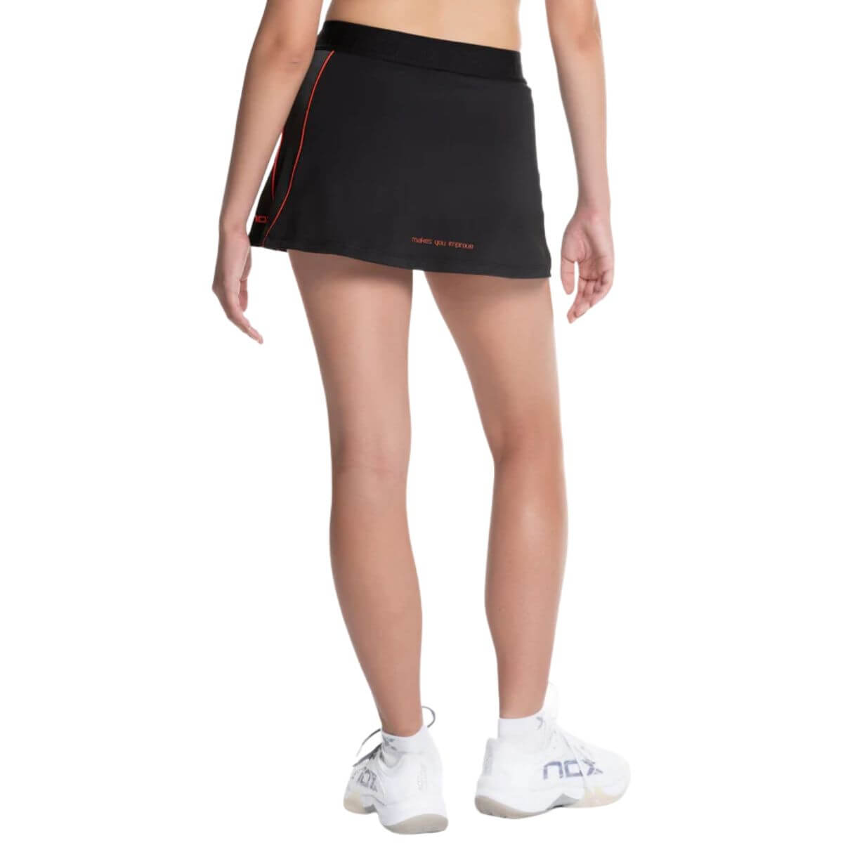 Falda Nox Team Negra Logo Rojo - Sur Sports