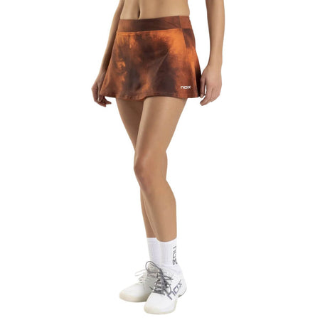 Falda Nox Mujer Pro Tormenta Mandarina - Sur Sports