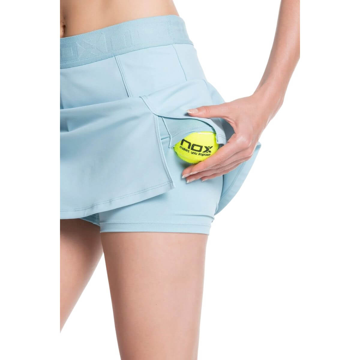 Falda Nox Pro Fit Azul Cielo - Sur Sports