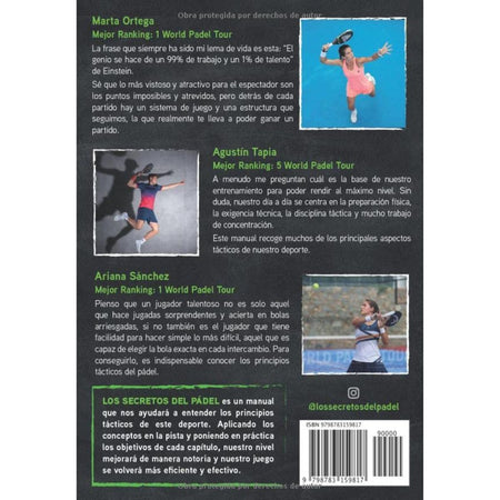 Libro Los Secretos del Padel - Sur Sports