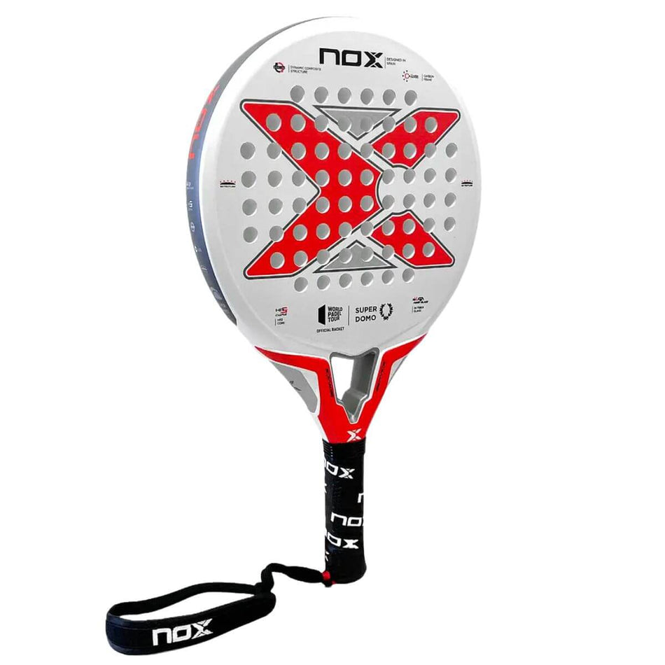 Pala Padel Nox Super Domo Fiber 360-375g Exclusiva