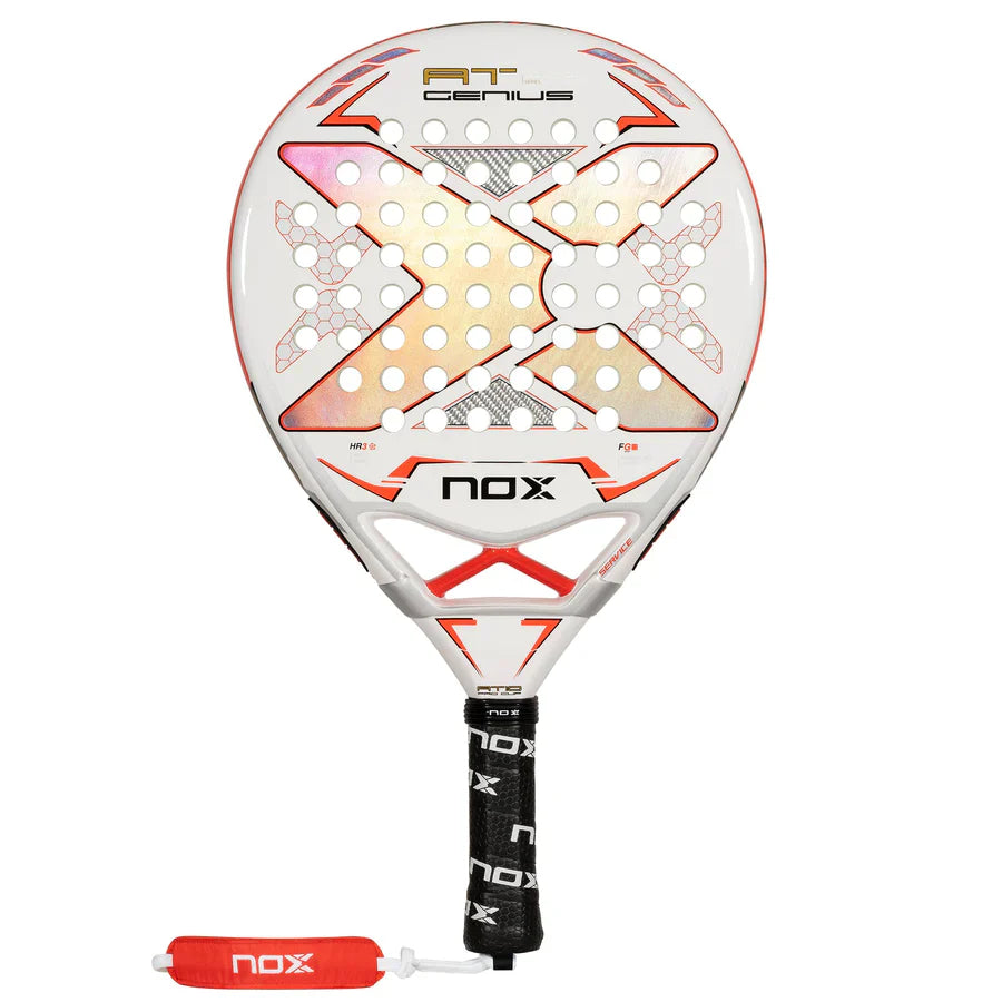 Pala Padel Nox AT10 Pro Cup Coorp (360-375gr) 2024+Tarro de pelotas +Overgrip +Protector +Funda