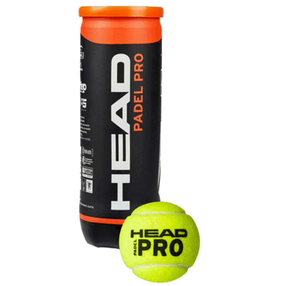 Tarro de Pelotas Head Padel Pro X3 Unidades