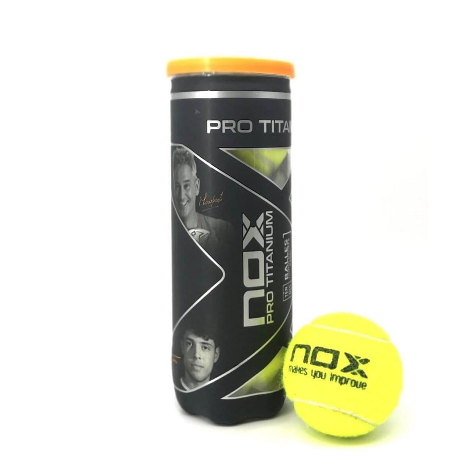 Tarro de pelota Nox Titanium Pro X3  1 unidad