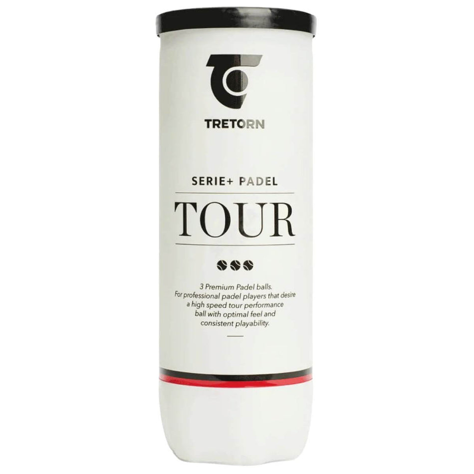 Tarro de pelota Tretorn Serie+ Padel Tour X3  1 Unidad
