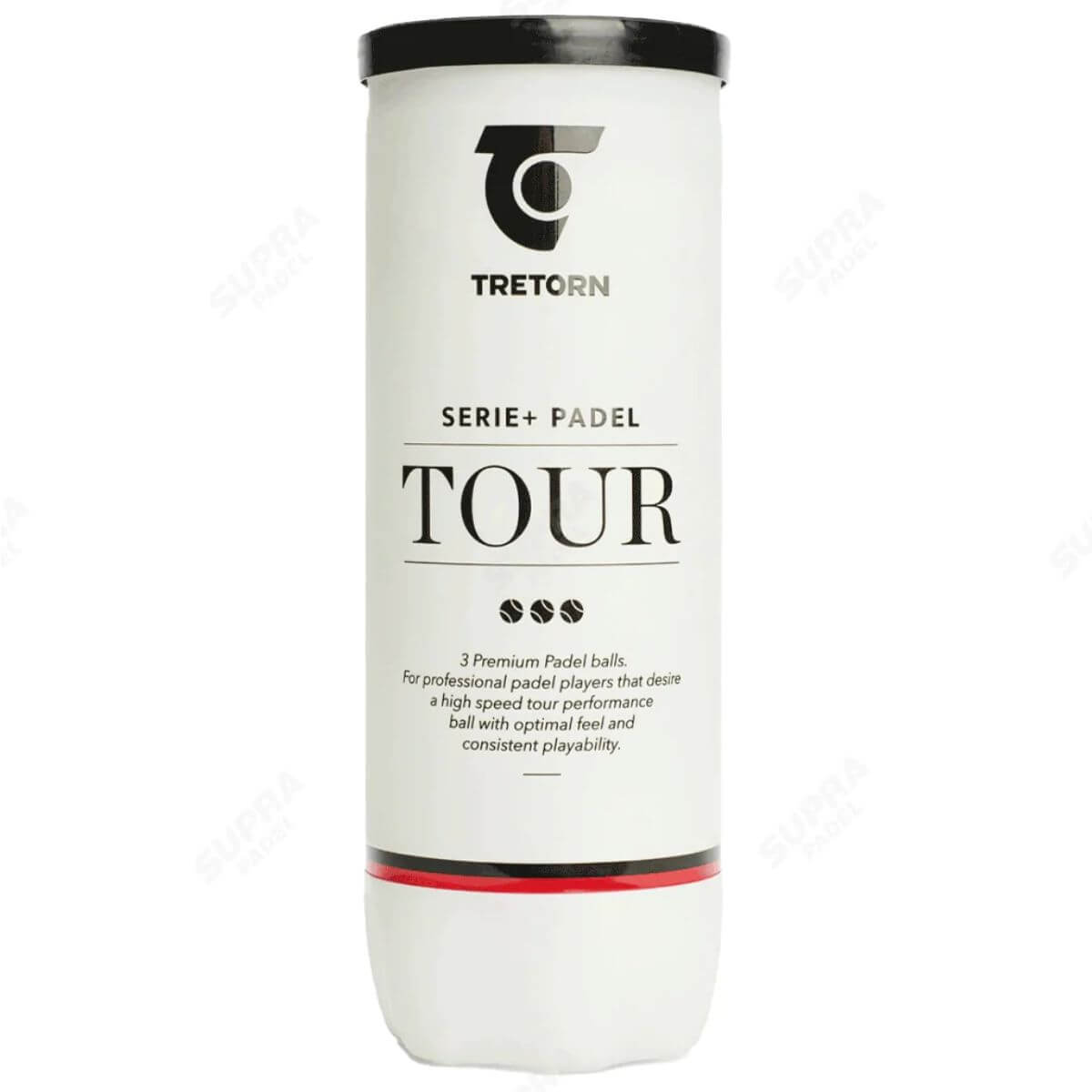 Tarro de pelota Tretorn Serie+ Padel Tour X3  1 Unidad