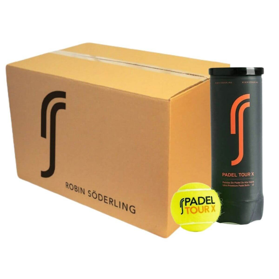 Caja de Pelota Robin Soderling Padel Tour X  X3 – 24 Unidades