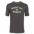 Polera Nox Basic Gris Letras Lima