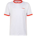 Polera Nox Team Blanca Logo Rojo
