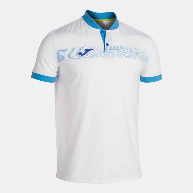 Polera Joma Torneo Manga Corta Polo BlancaAzul