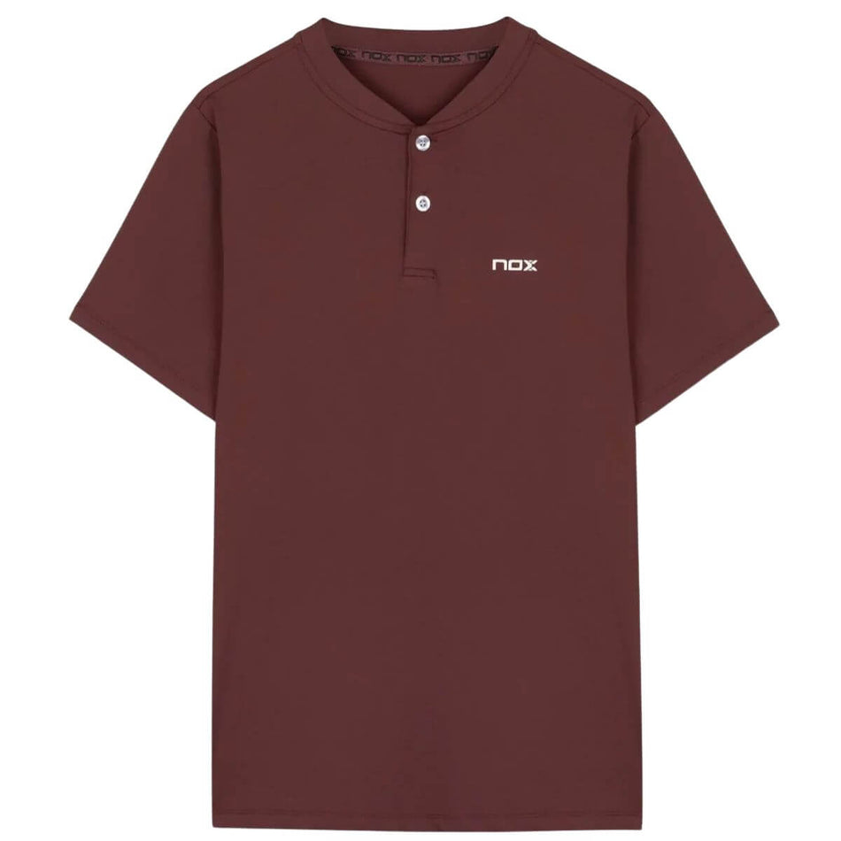 Polera Nox Polo Pro Rojo Café