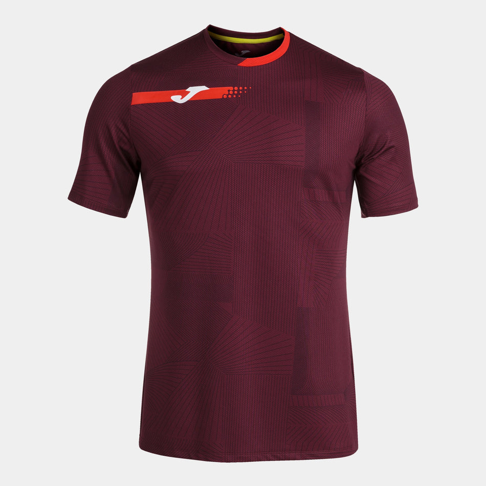 Polera Joma Torneo Manga Corta Burdeo
