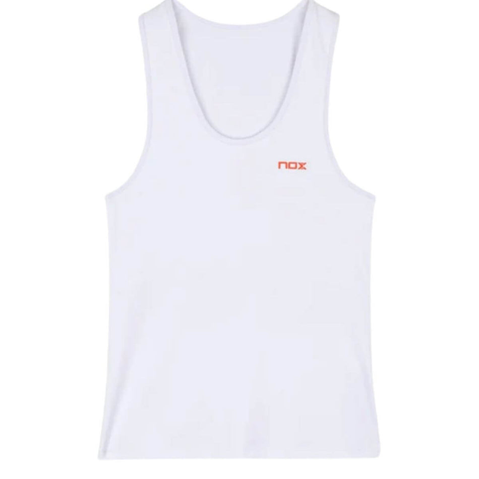 Polera Nox Mujer Tirantes Team Fit Blanca