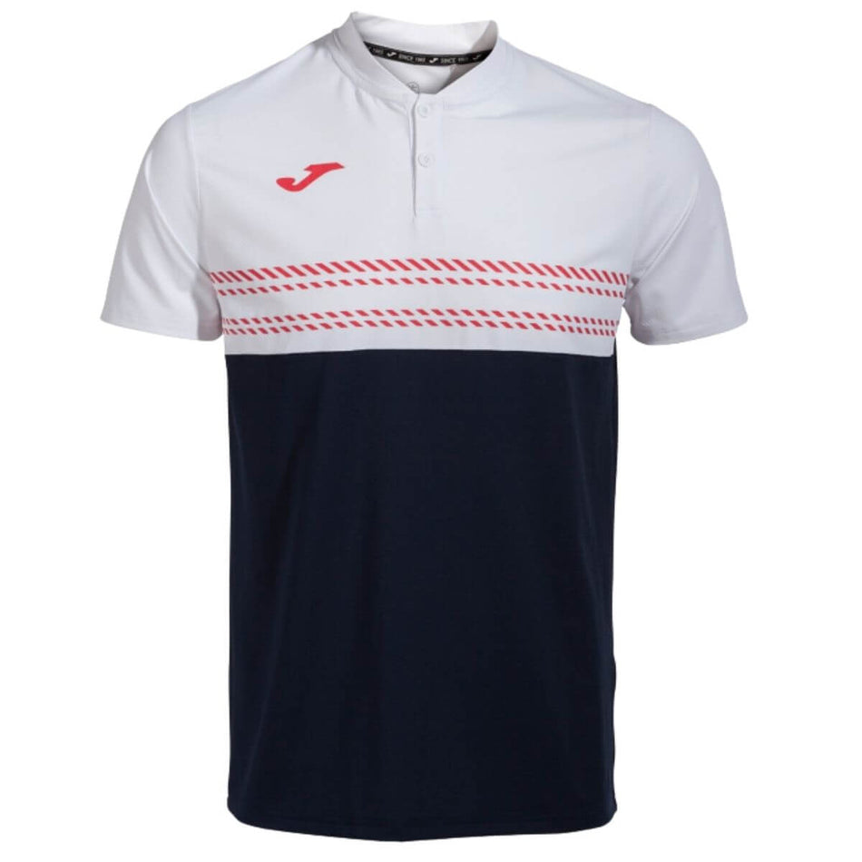 Polera Joma Smash Manga Corta Azul Blanco Rojo