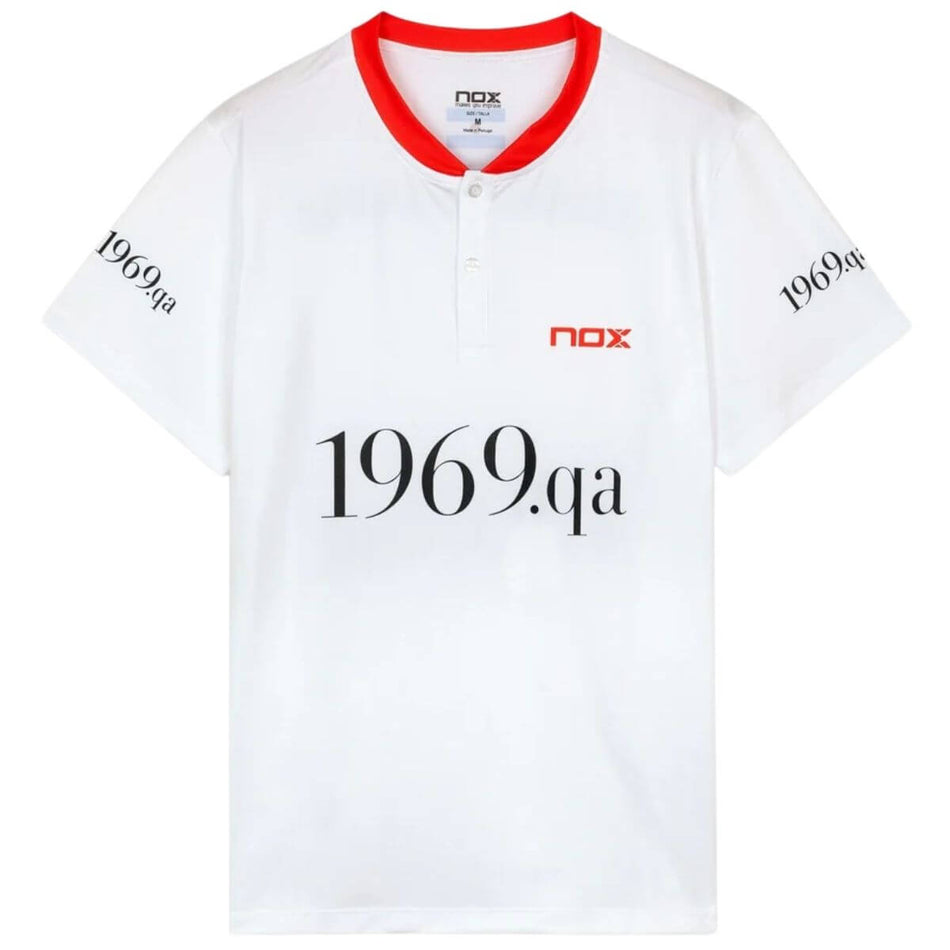Polera Nox Sponsors AT10 Blanca