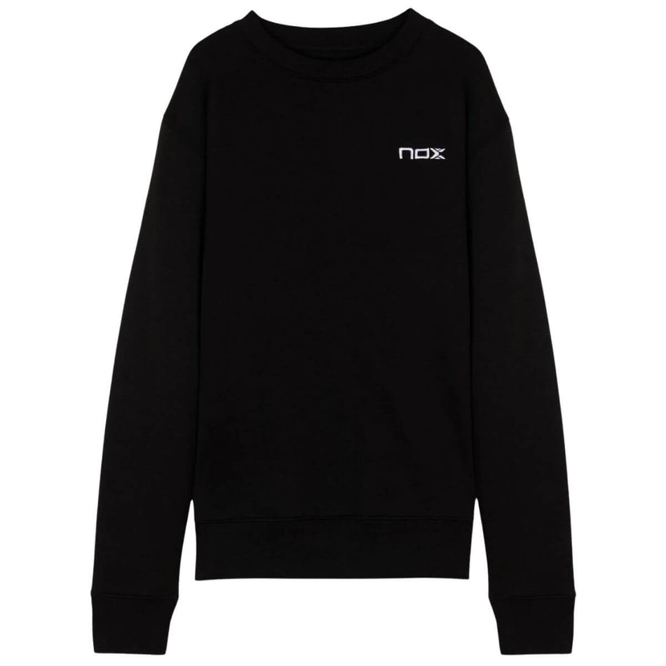 Poleron Nox Negro Logo Blanco