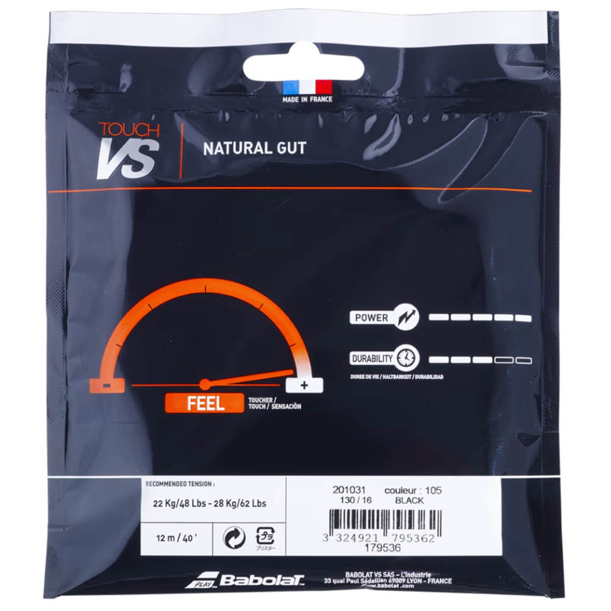 Cuerda Babolat Touch Vs 12M