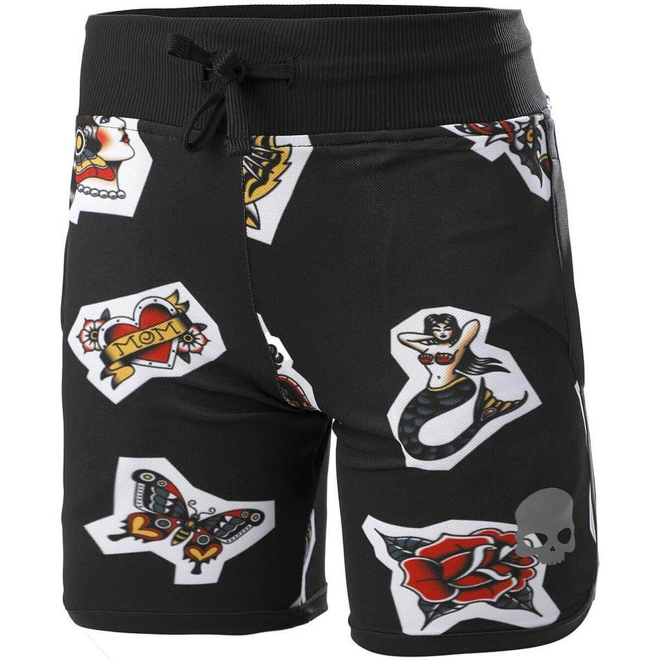 Short Hydrogen Técnico Tattoo Negro Hombre