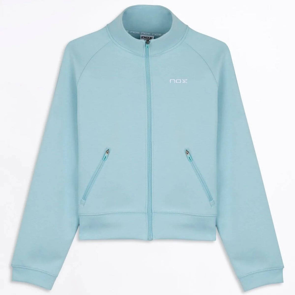 Poleron Nox Pro Mujer Azul Cielo