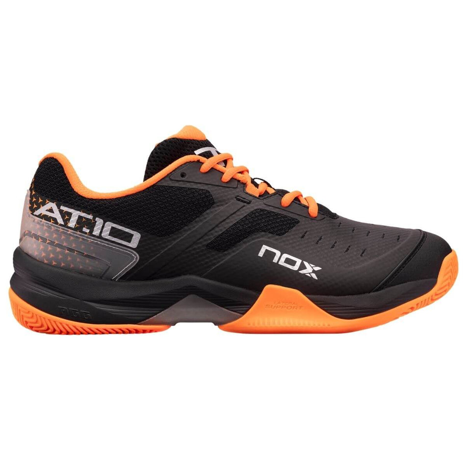 Zapatilla Nox AT10 Negro Naranja
