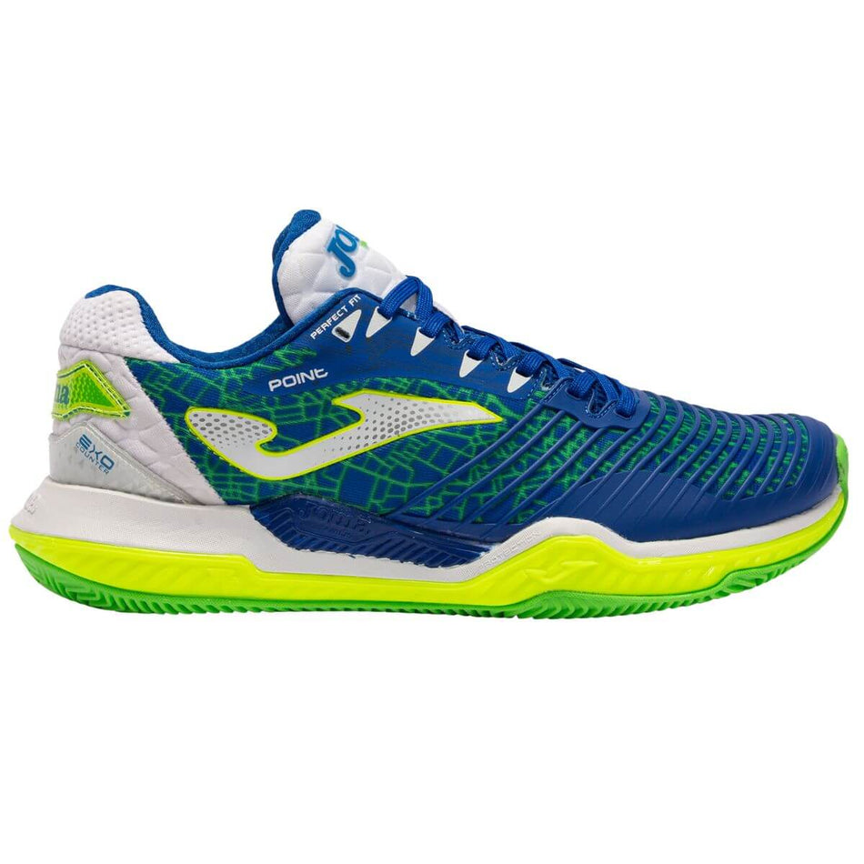Zapatilla Joma Padel T.Point 2204 Azul Limon Fluor