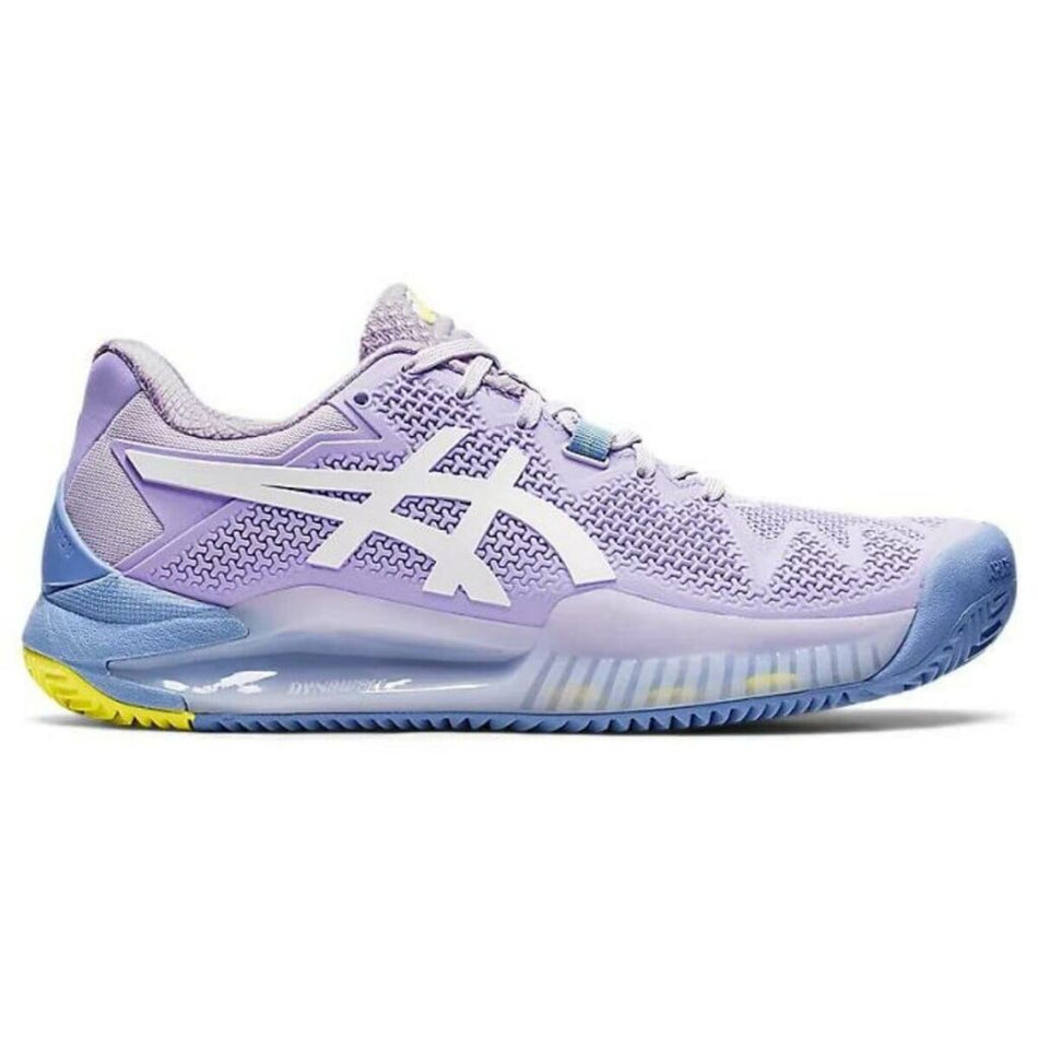 Zapatilla Asics Mujer Gel Resolution 8 Clay Lila Blanco 6