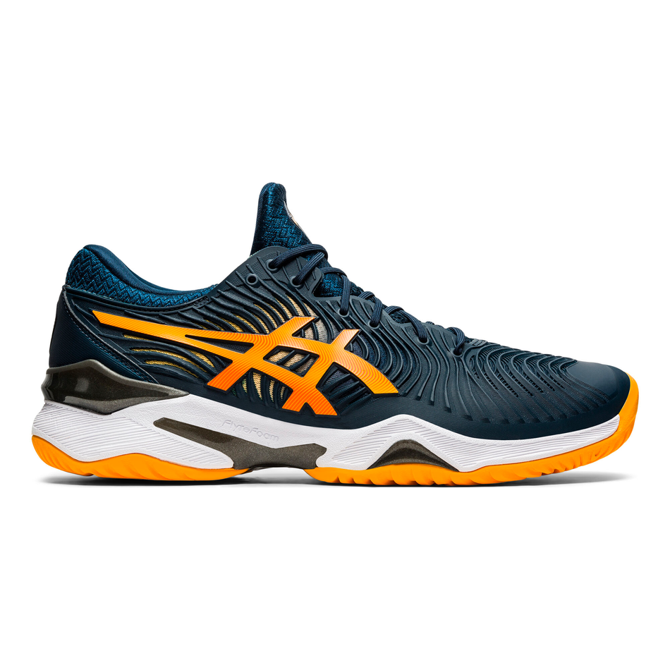 Zapatilla Asics Court FF Azul Marino Naranja