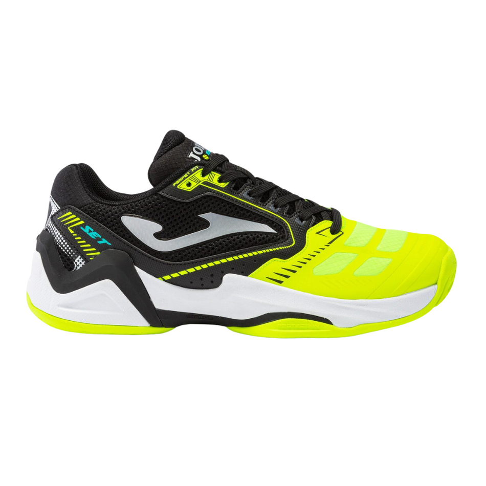 Zapatilla Joma T.Set 2301 Negro Amarillo Limon