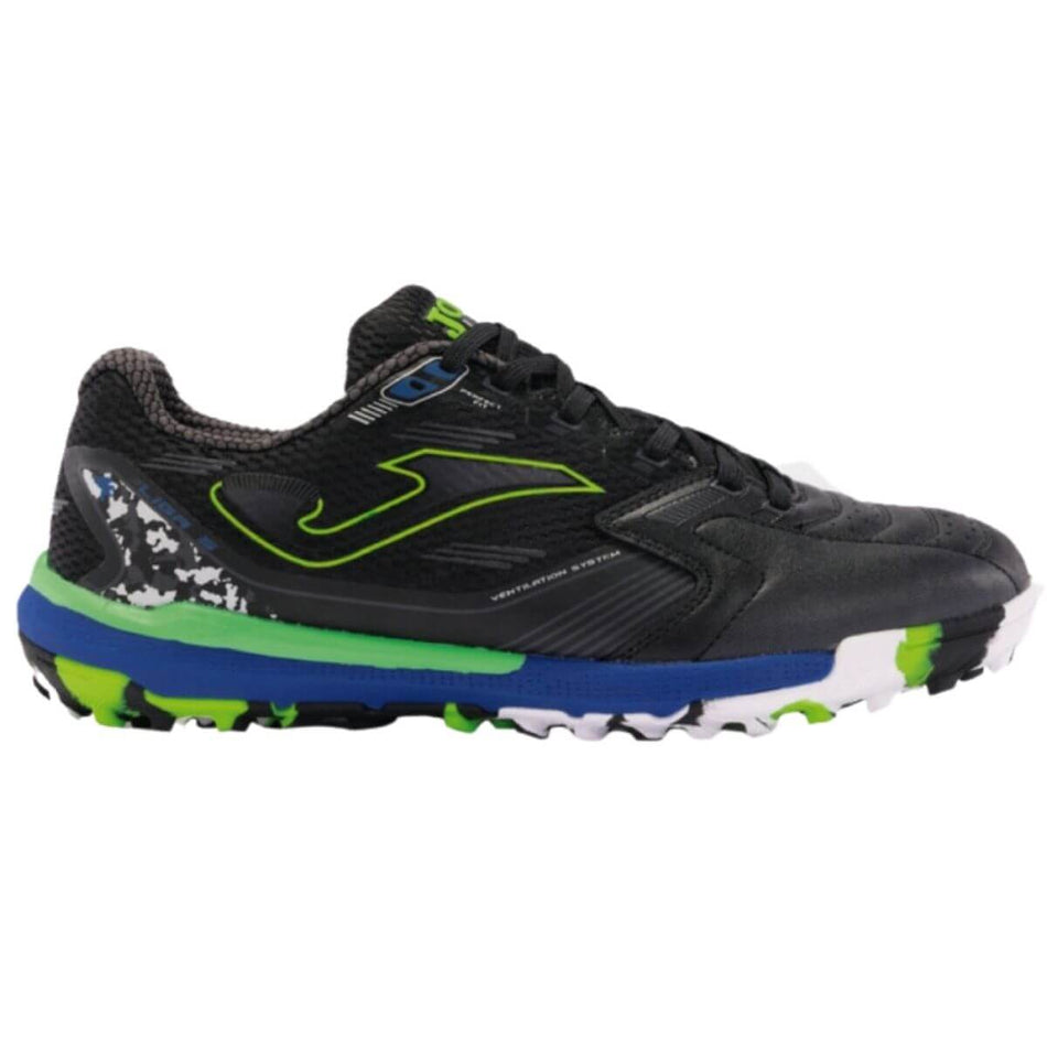 Zapatilla Joma Liga 5 2401 Negra Turf (Pasto Sintetico)